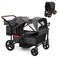 Radio Flyer Voya Quad Stroller Wagon 4 Seater Wagon Stroller for Kids Baby Stroller Wagon