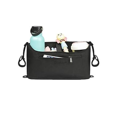 DOCA Universal Stroller Organizer Bag2 Hooks The Latest Style Exclusive DesignPushchair Baby Shower Gift Secured Fit Extra Storage Easy InstallationStorage Bag Baged