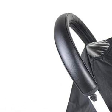 ROMIRUS Handle Sleeve Cover for Babyzen YOYOYOYO Strollers Artificial Leather Black