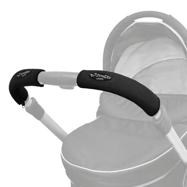 StrollAir Set of Two 9 inch Universal Handle Sleeve Covers Black 9