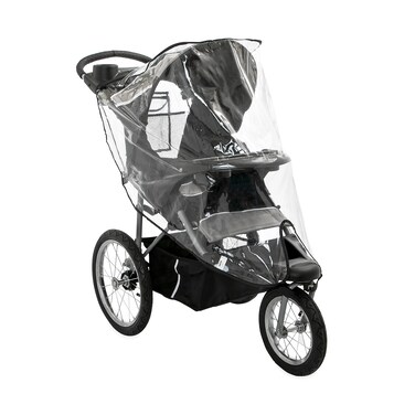 Nuby Rain Weather Shield for Jogging Stroller Clear Stroller Cover with Storage Pocket Only Fits Most Jogging Strollers