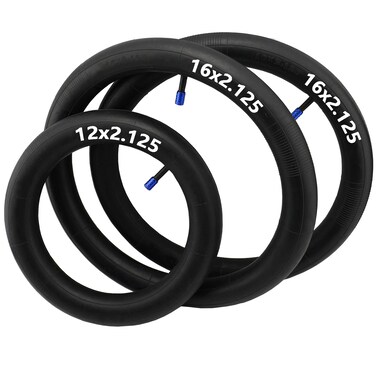 16 x215 x2 Back and 125 x215 x1 Front Premium Explosion Proof Front Inner Tire Tube 3 Piece Set for BOB Revolution Strollers Like SEProFlexSUIronman Made from BPALatex Free Butyl Rubber