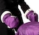 Stroller Hand Muff Purple