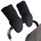 Zsedrut Stroller Gloves Universal Winter AntiFreeze Stroller Mittens Water Repellent Hand Warmer Muff Fleece LinedWinter Stroller Accessories Black2