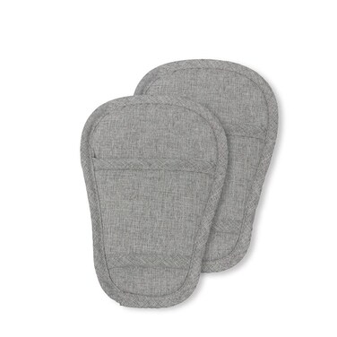 SeedFuture Stroller Crotch Cover Baby Car Seat Strap Cover 2 Pcs of Grey Universal Soft Seatbelt Crotch Cushion Pads for Newborn Infants Kids Child Baby Seat Strap Covers