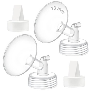 Maymom 13mm Flange and Duckbill Valve Compatible with Spectra S1 Spectra S2 Spectra 9 Plus Not Original Spectra Pump Parts Replace Spectra S2 Pump Parts Spectra Flange Spectra Duckbill Valve
