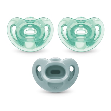 NUK Comfy Orthodontic Pacifiers 06 Months 3 Pack