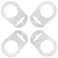 PUTSKA Pacifier Adapter Rings  Silicone Adapter for Pacifier Holder and Clip MAMCompatible