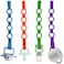 SMAutoLife 4PK Toy Safety Straps Stretchable Silicone Pacifier Clips Baby Toddler Bottle Toy Harness Straps for Strollers High Chair Shopping TrolleyCarsHanging BasketsCribsBags