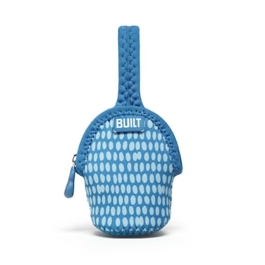 Dorzu Built NY Double Pacifier Holder Dribble Dots Blue