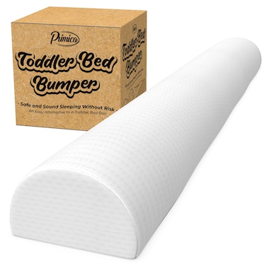 Primica Toddler Bed Bumper 52 x 7 x 5  Bed Bumpers for Toddlers Foam Bed Rail for Toddlers Hypoallergenic Bed Bumpers for Queen King and Twin Bed 1