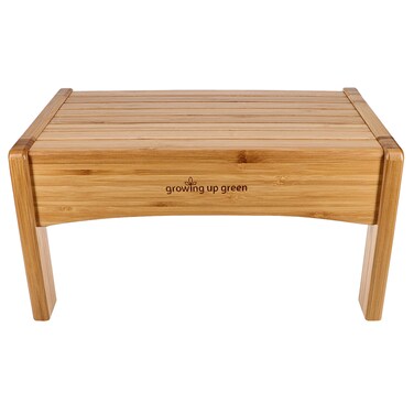 Ginsey Growing Up Green Bamboo Step Stool