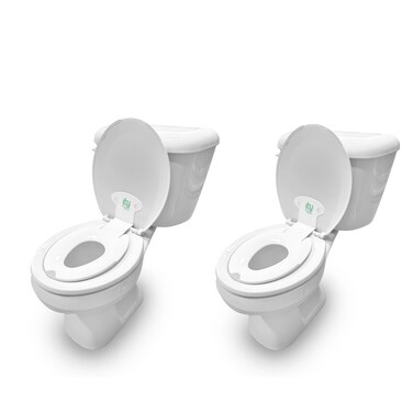 Ingenuity ity by Ingenuity Flip  Sit Potty Seat 2pk White  Easy to Set Up  Remove Potty Training Seat That Attaches to Adult Toilet Seat