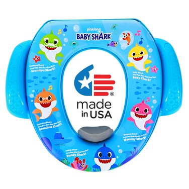 Nickelodeon Baby SharkSharktastic Soft Potty Seat and Potty Training Seat  Soft Cushion Baby Potty Training Safe Easy to Clean