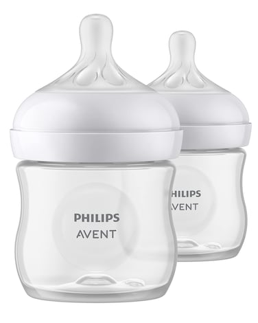 PHILIPS AVENT Baby Bottle with Natural Response 4 Oz 2 Count