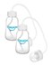 Tinukim iFeed 4 Ounce Self Feeding Baby Bottle with Tube  Handless AntiColic Nursing System White  2Pack