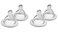 MAM Bottle Medium Flow Level 2 for 2 Months SkinSoft Silicone for Baby Bottles Fits All MAM Bottles 4 Pack