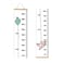 MinoMia Kids Growth Chart Wood Frame Fabric Canvas Height Measurement Ruler from Baby to Adult for Childs Room Decoration 79 x 79in 79 x 79in Balloon Rabbit