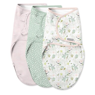 Swaddleme Easy Change SwaddlePeekaboo Panda  Size SmallMedium 03 Months Pack Of 3