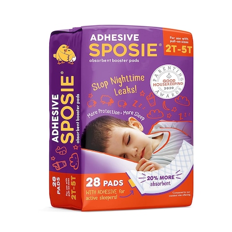 Select Kids Sposie Diaper Booster Pads 2T5T 28 Count  Baby Diaper Pads Inserts Overnight Diaper Liners for Nighttime Diapers Overnight Diapers