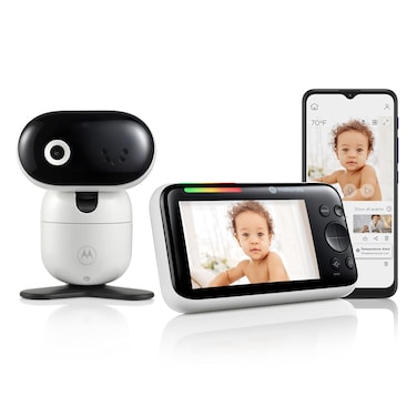 Motorola Nursery Baby Monitor PIP1510 Connect  5 WiFi Video Baby Monitor with Camera Wall Mount HD 1080p  Smart Phone App 1000ft Range TwoWay Audio Remote PanTiltZoom Room Temp Lullabies