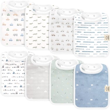 8Pack Organic Baby Bibs for Girl Boy  Drool Bibs for Baby Boy Bibs for Baby Girl Baby Bibs for Girls Boys Baby Boy Bib