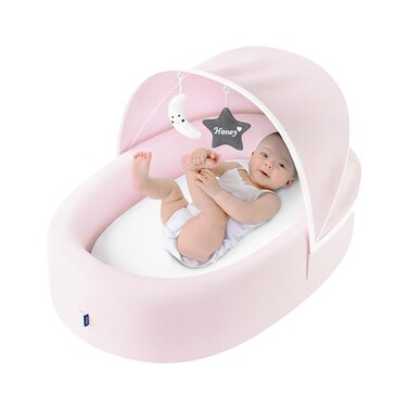 Biliboo Premium Baby Lounger for Newborn Infant and Toddler  Baby Nest Lounger  Pink
