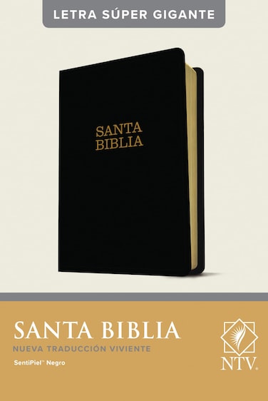 Santa Biblia Ntv Letra Sper Gigante Sentipiel Negro ndice Letra Roja