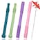 Teether Tubes for Babies 6 12 18 Months 4 Pack Hollow Straw Toddler Teether Toys for molars Silicone Chew Tube for Sensory Kids with Chewing or Other Special Needs BPA Free Dishwasher Freezer Safe