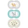 MAM Original Day  Night Baby Pacifier Shape Helps Promote Healthy Oral Development Glows in the Dark 3 Pack 616 Months Unisex