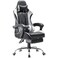 Homall Gaming Chair Computer Chair with Footrest and Massage Lumbar Support Ergonomic High Back Video Game Chair with Swivel Seat and Headrest White