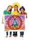 Huge Mosaic Puzzle Poster Kits  Group Project  No Mess Paint by Sticker  Stay at Home Activity  Classroom  One Sticker at a Time  Large Peace Sign  Learning Fun  40 X 36 Giant Poster