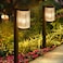 ELECLINK Solar Pathway Lights Outdoor2 Pack Upgraded Solar Outdoor Lights Super Bright Up to 12HrsIP65 Waterproof Solar Garden Lights Outdoor Solar Lights Outside Yard Landscape Path WalkwayBlack