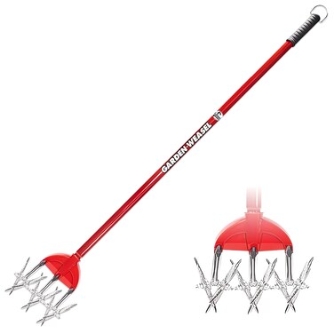 Garden Weasel 90206 Cultivator and Tiller Durable Steel Detachable Tines No Bending