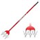 Garden Weasel 90206 Cultivator and Tiller Durable Steel Detachable Tines No Bending
