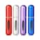 Saiveina Portable 5ml Mini Perfume Atomizer Bottles Refillable Perfume Spray Bottle Scent Pump Case Empty Perfume Bottles for Travel and Outgoing4 Pack