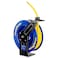 Goodyear L815153G Steel Retractable Air CompressorWater Hose Reel with 38 in x 50 ft Rubber Hose Max 300PSI