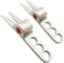 Juroicessry 1 Pair Silver Durable Golf Ball Fork Pivot Divot Repair Tool Compatible Cameron Divot Tools for Scotty Golf Divot Tools