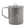 TOAKS Titanium Camping Cup 450ml CUP450 with Lid