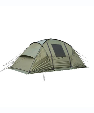 SMore 4 Season Camping Tent with 2 Rooms and Large Mesh Windows for Camping Hiking 100 Waterproof 3000mm for 46 Person