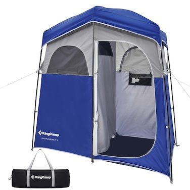 KingCamp Shower Tent Oversize Outdoor Shower Tents for Camping Dressing Room Portable Shelter Changing Room Shower Privacy Shelter SingleDouble Shower Tent