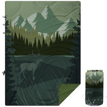 KawaGebo Kamp Outdoor Puffy Camping Blanket Extra Lightweight Windproof Warm Stadium Blanket Packable Travel Camping Quilt for Cold Weather Hiking Backpacking BeachPicnics Hammock and Adventure