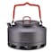 Tentock Camping Kettle Tea Pots Portable Hard Aluminum Campfire Kettle for Boiling Water Backpacking Outdoor ActivitiesL1