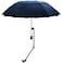 XLINGZA UPF 50 Beach Umbrella with Adjustable Universal Clamp for Stroller Bleacher Patio Fishing BBQ Parties