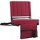 SPORT BEATS Stadium Seat for Bleachers with Back Support and Cushion Includes Shoulder Strap and Cup Holder