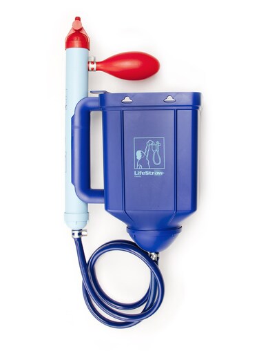 LifeStraw Family 10 Portable Gravity Powered Water Purifier for Emergency Preparedness and Camping