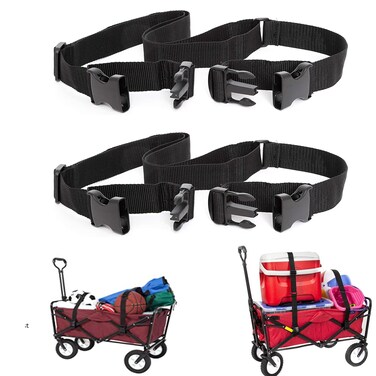 Universal Buckle Straps for Collapsible Folding Outdoor Utility Wagon Adjustable Design design to prevent your items from falling on the groundChildrens dining chair seat belt camping accessories