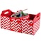 Picnic at Ascot Original Folding Trunk Organizer With Cooler Red Chevron