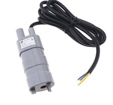 CreativeIdea DC 12V Submersible Motor Pump with 46ft Cable 5M High Head 10LMin 600LH Pond Aquarium Camper Motorhome