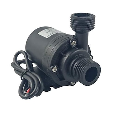 SENSTREE ZAOJIAO DC 12V Brushless Water Pump 12 Male Thread Centrifugal Submersible Pump 800LH 210GPH 4M13ft for Fountain Solar Panel Pond Aquarium Water Circulation System